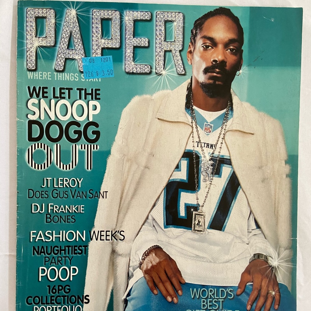 Snoop Dogg Paper Magazine